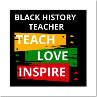 Teach Black History Teacher Celebrate Black History Month Posters and Art